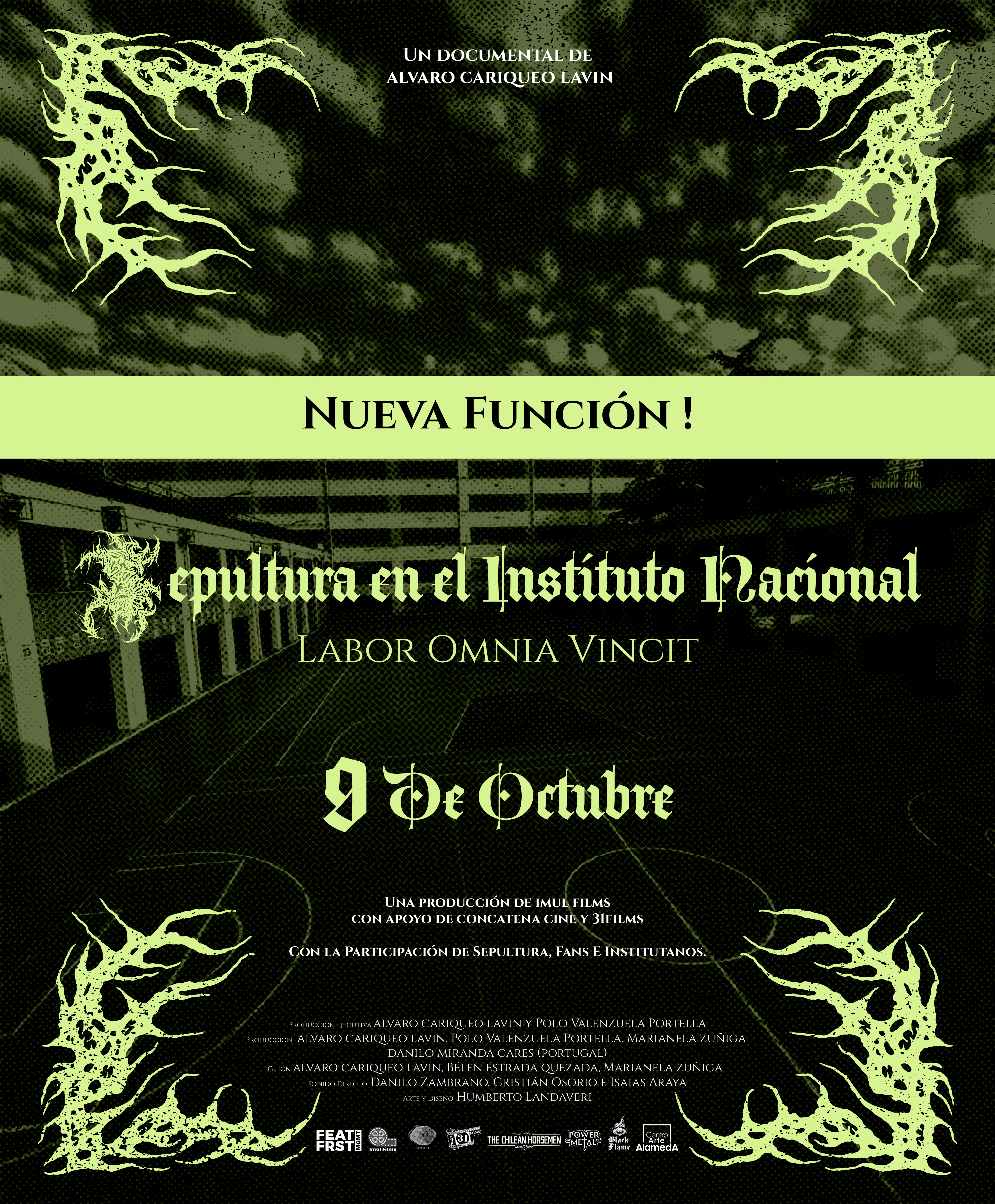 Documental de Sepultura en el Instituto Nacional suma nueva fecha de exhibición